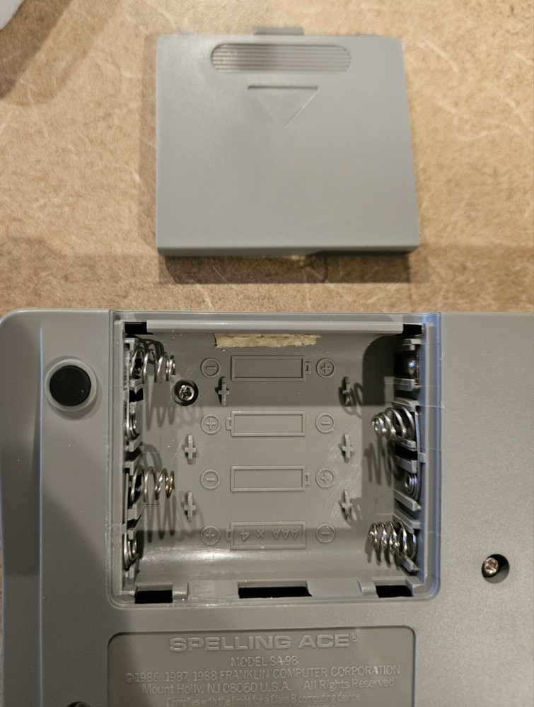 Vintage Franklin Spelling Ace Computer Second Edition