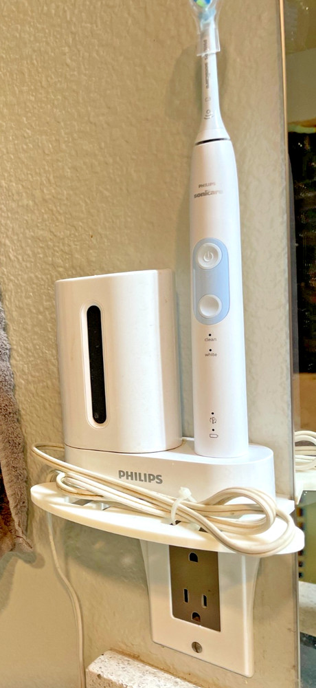 Wall Mount Outlet for Electric Toothbrushes