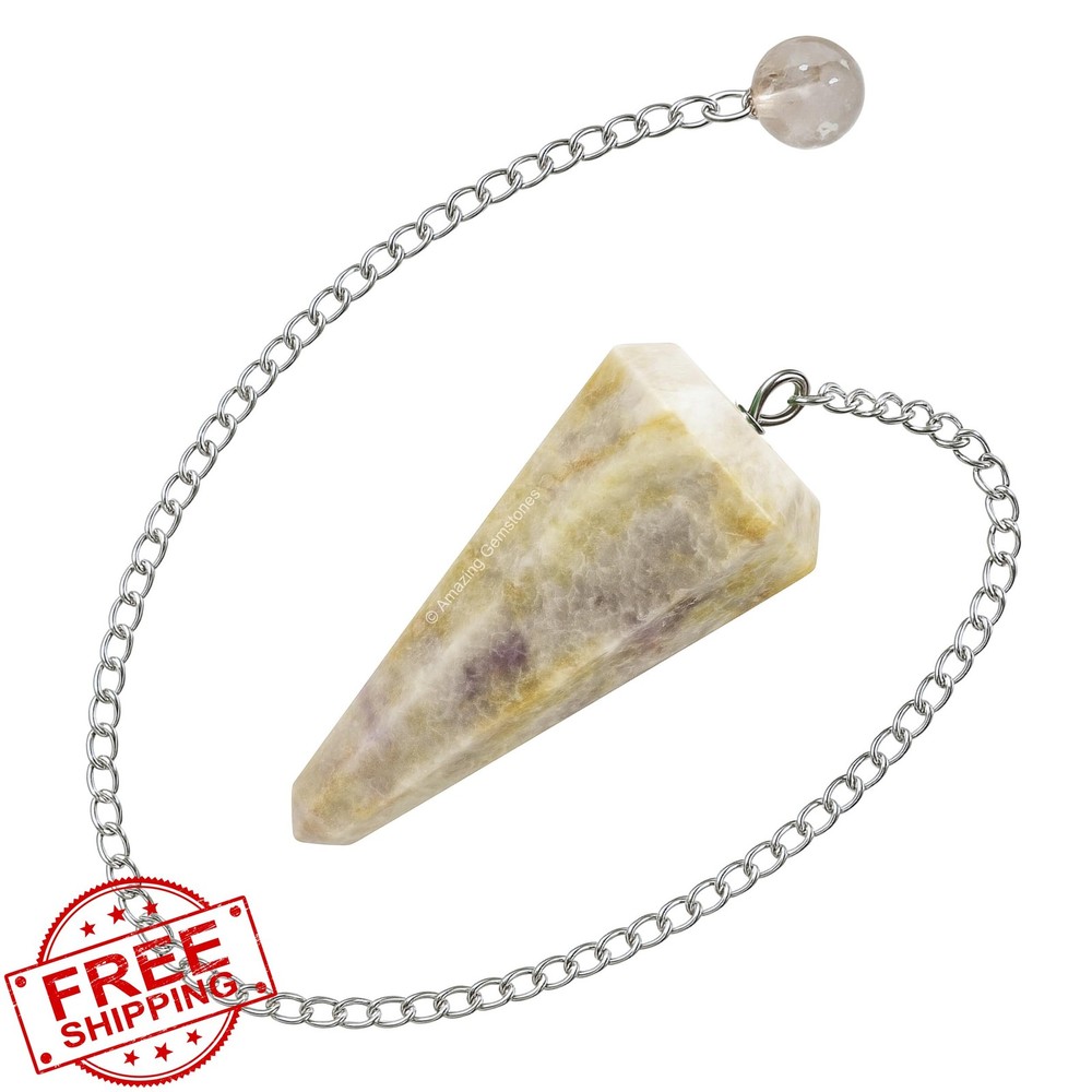 Hackmanite Crystal Pendulum Dowsing Divination Gemstone