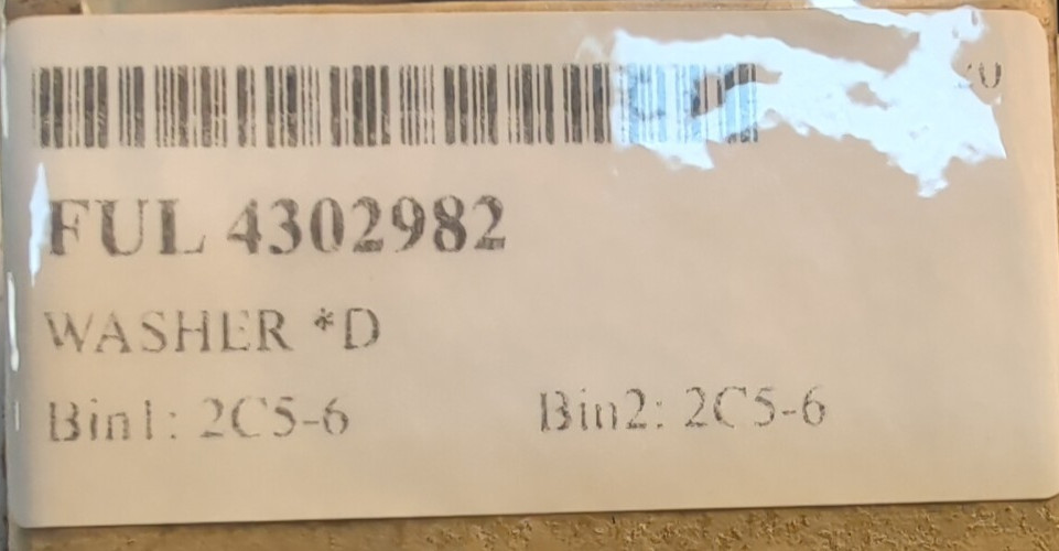 FUL 4302982 FULLER WASHER