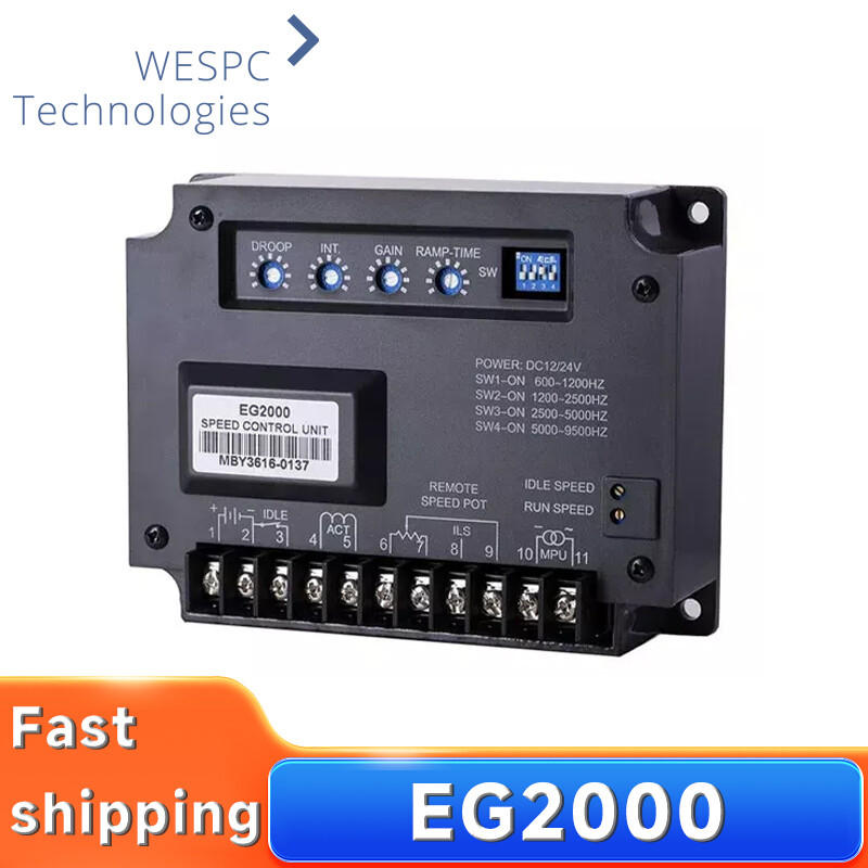 Electronic Governor EG2000 Generator Set Governor DC Electronic Speed Controller