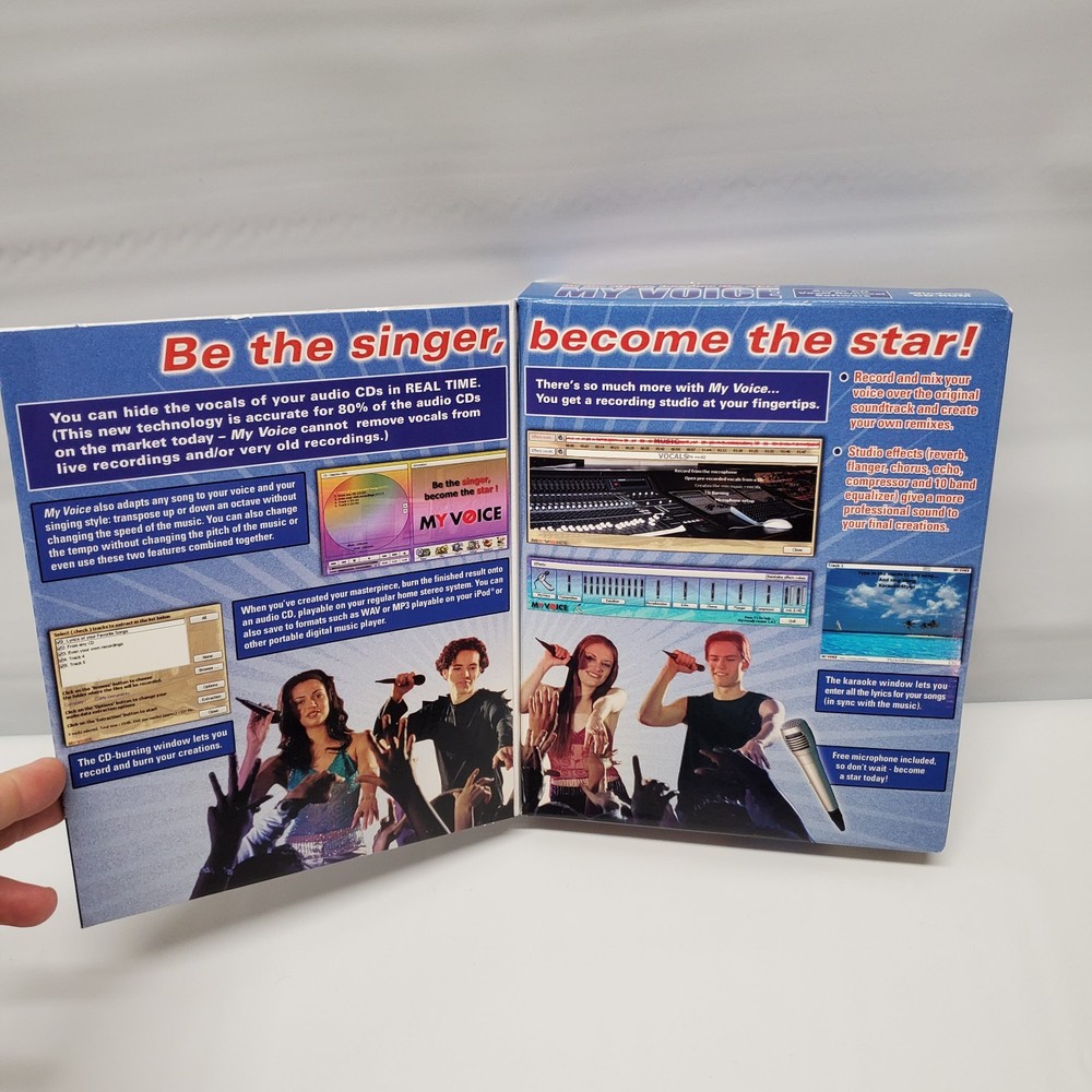 My Voice Audio CD Removal Software with Microphone Windows CD-ROM