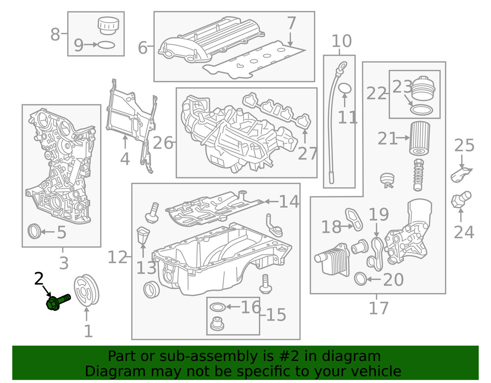 Genuine GM Balancer Bolt 9129242
