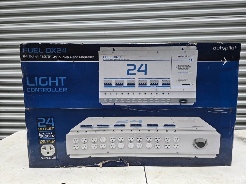 Autopilot FUEL DX24 Light Controller 24 Outlet 120/240V Dual Trigger Grow