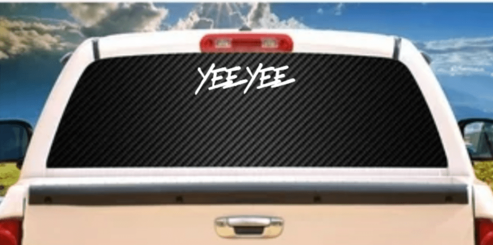 Yee Yee Decal Sticker - Multiple Sizes & Colors - Outdoors Hunting Mudding Fish