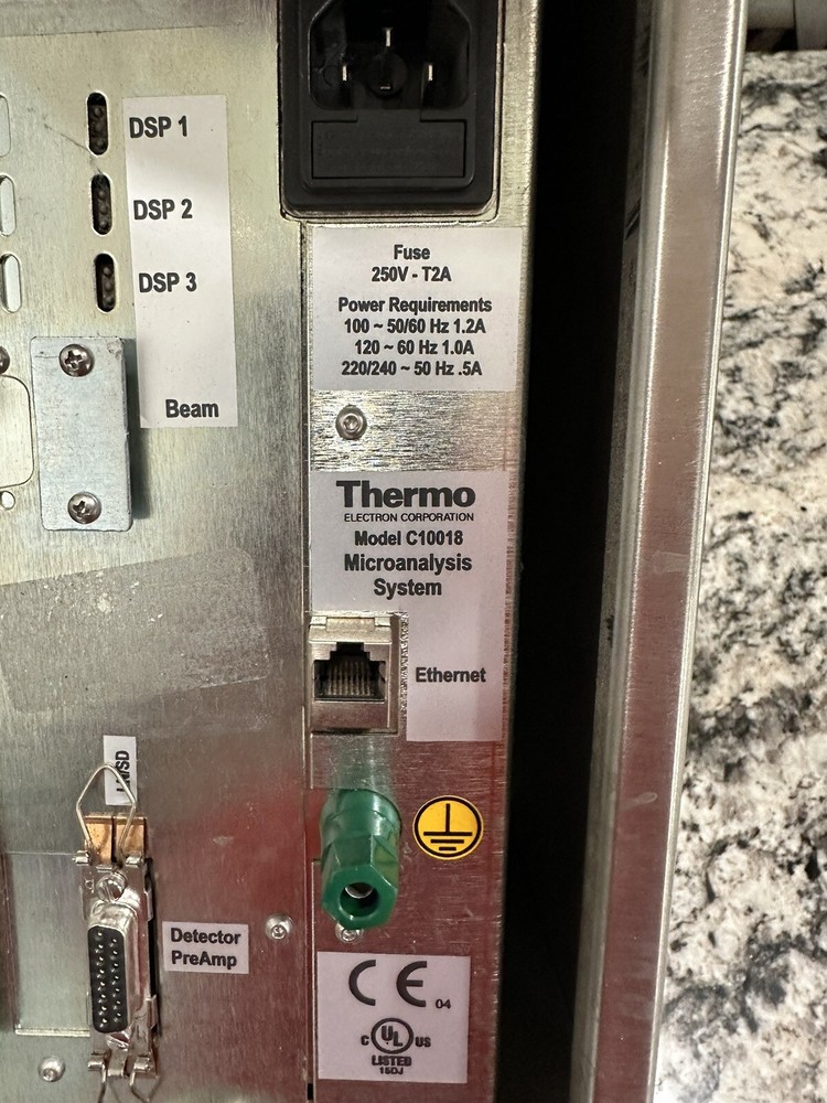 Thermo Electron C10018 Microanalysis System 700P153349 Noran System Six