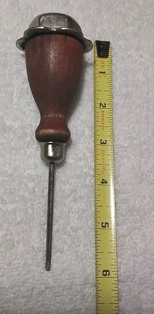 3pc ASSORTED WOOD HANDLE TOOL SET " VINTAGE "