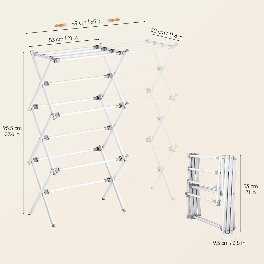 Drying Rack Clothing, Clothes Drying Rack Foldable, Laundry Drying Rack Expandab