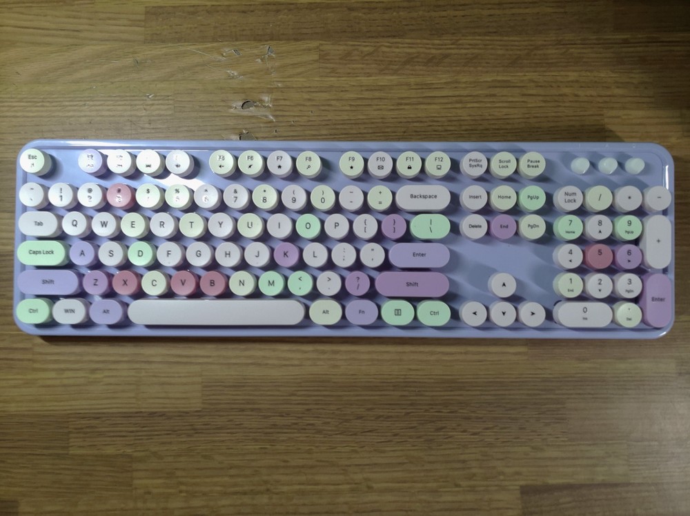 Wireless Typewriter Keyboard and Mouse - Wireless Keyboard