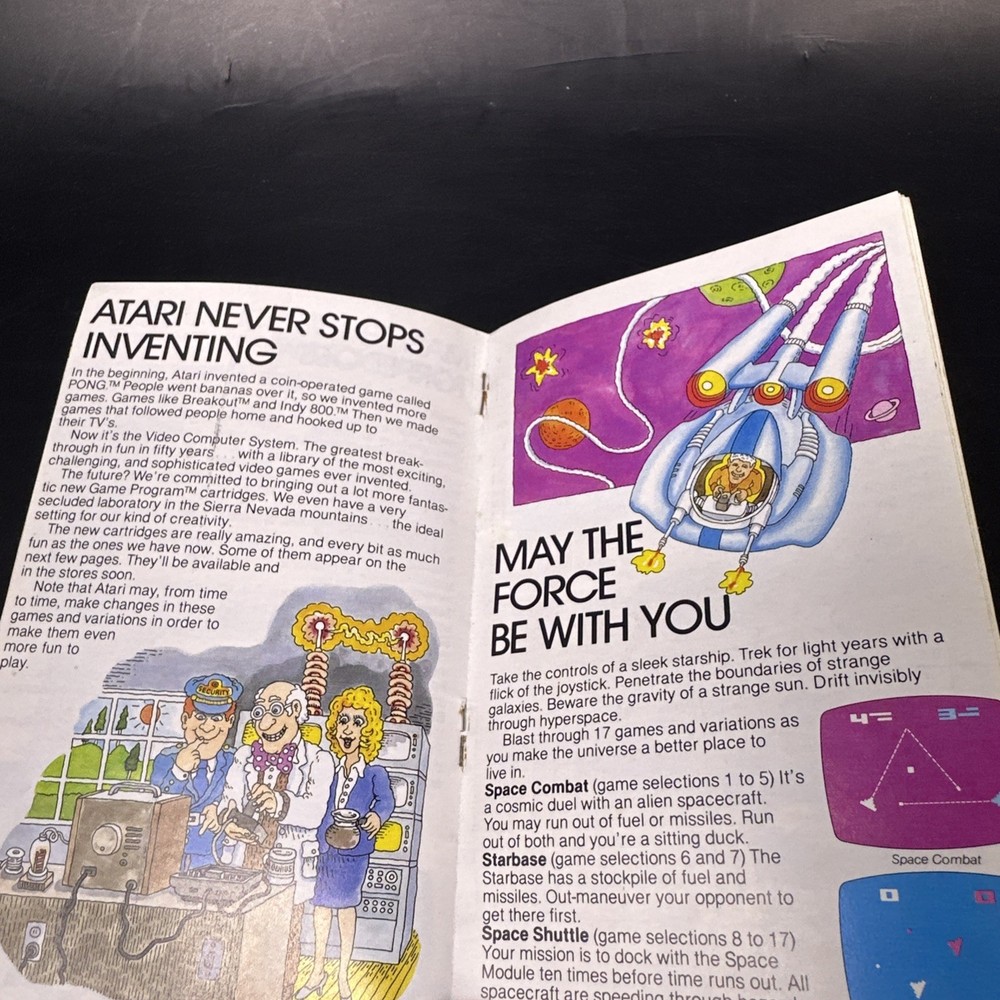 Atari Video Computer System Catalog Pamphlet 1978 Vintage