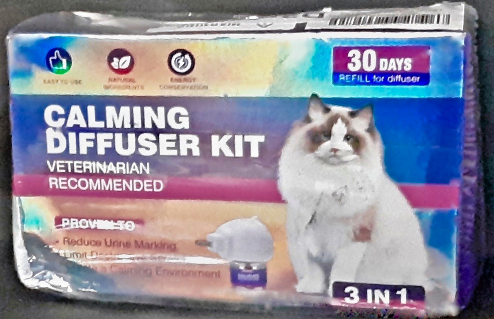CALMING DIFFUSER KIT FOR CATS VETERINARIAN RECOMMENDED 30 DAYS DIFFUSER REFILL
