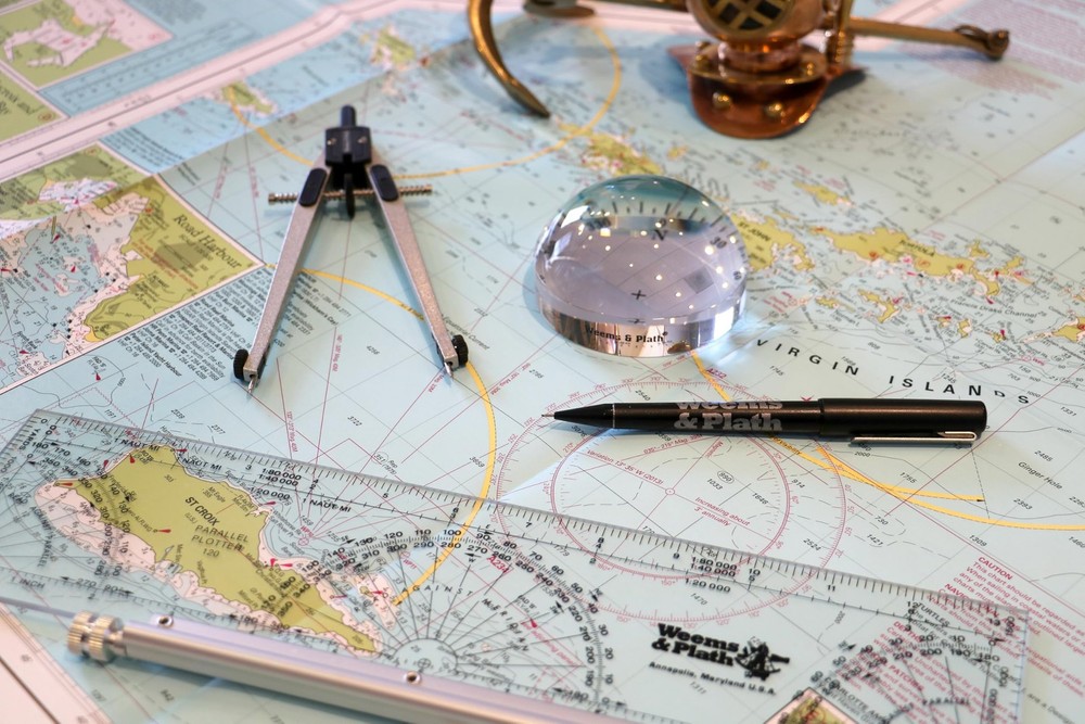 Weems & Plath Marine Navigation Parallel Plotter