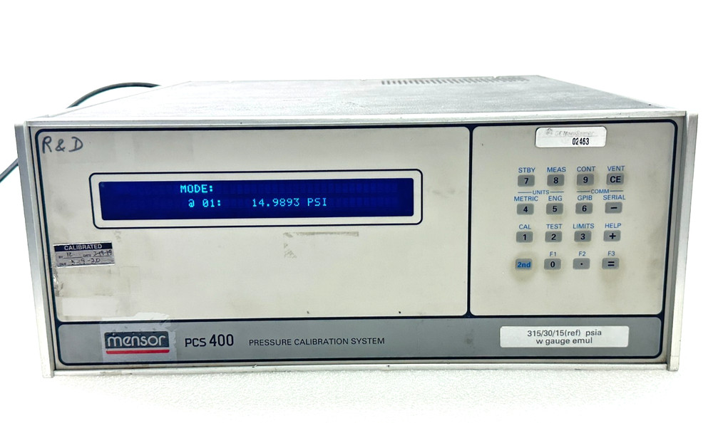 MENSOR PCS 400 PRESSURE BALIBRATION SYSTEM HIGH ACCURACY SYSTEM FREE SHIPPING 🚚