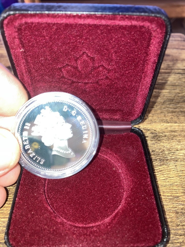 1995  Canada Proof Silver Dollar $1 - Hudson's Bay  w Box/Coa