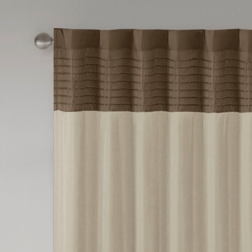 AS Light sheen fabric Curtain Panel,Added Lining,50x84"(Only 1 Pc Panel)
