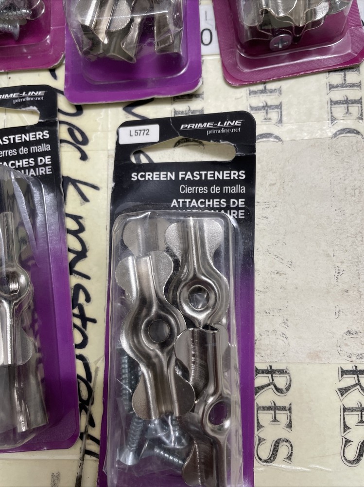 12 X 6 Pack Prime-Line Window/Screen Fasteners # L 5772