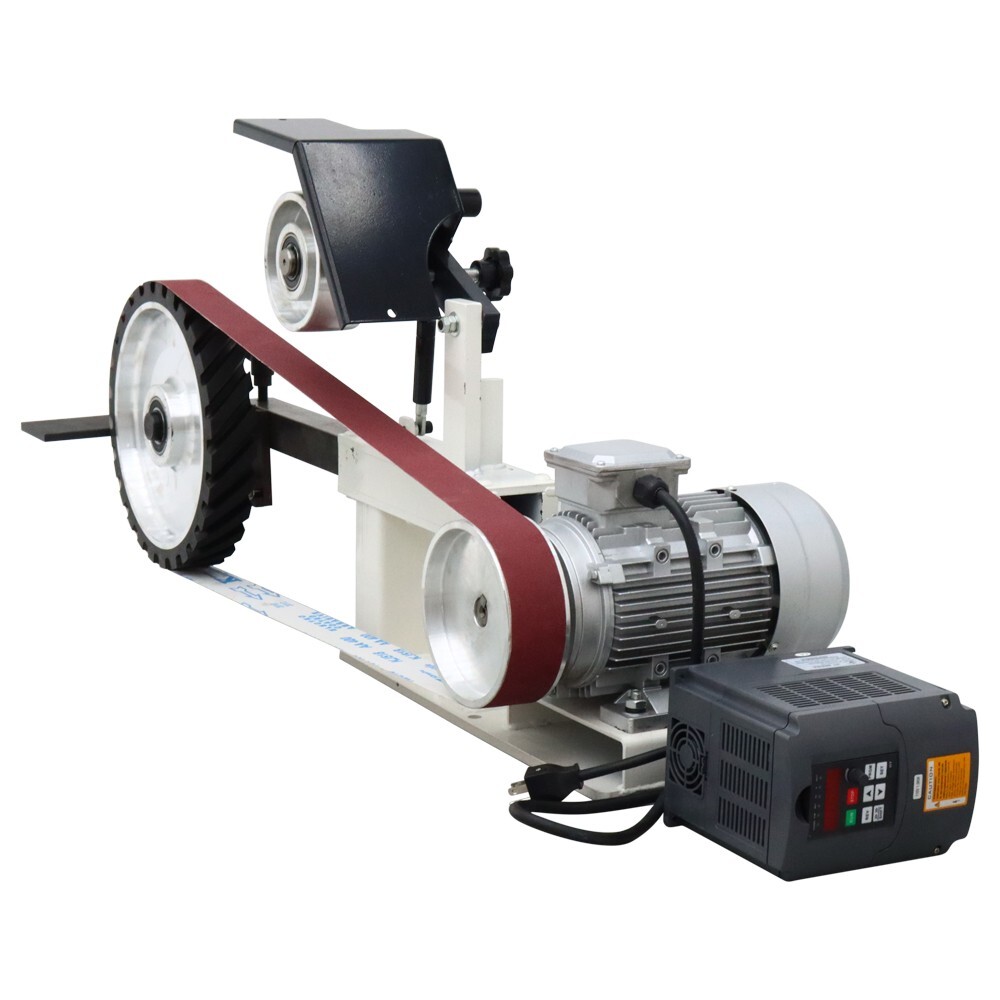 Industrial Frequency Conversion Belt Sander Grinding Machine Polisher 72-82in