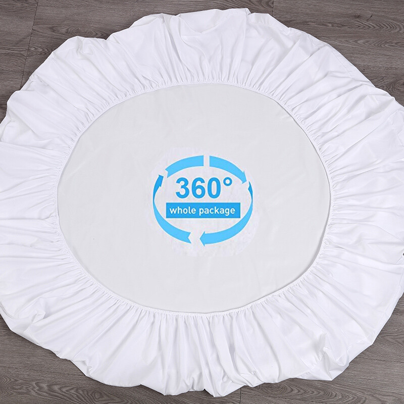 Waterproof Solid Mattress Cover Protector Bed Fitted Sheet Twin Full Queen King