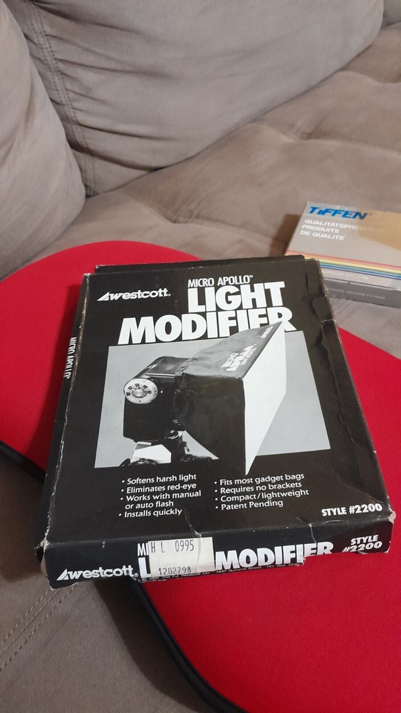 Westcott Micro Apollo Light Modifier Softbox 5" x 8" Model #2200 Diffuser NEW