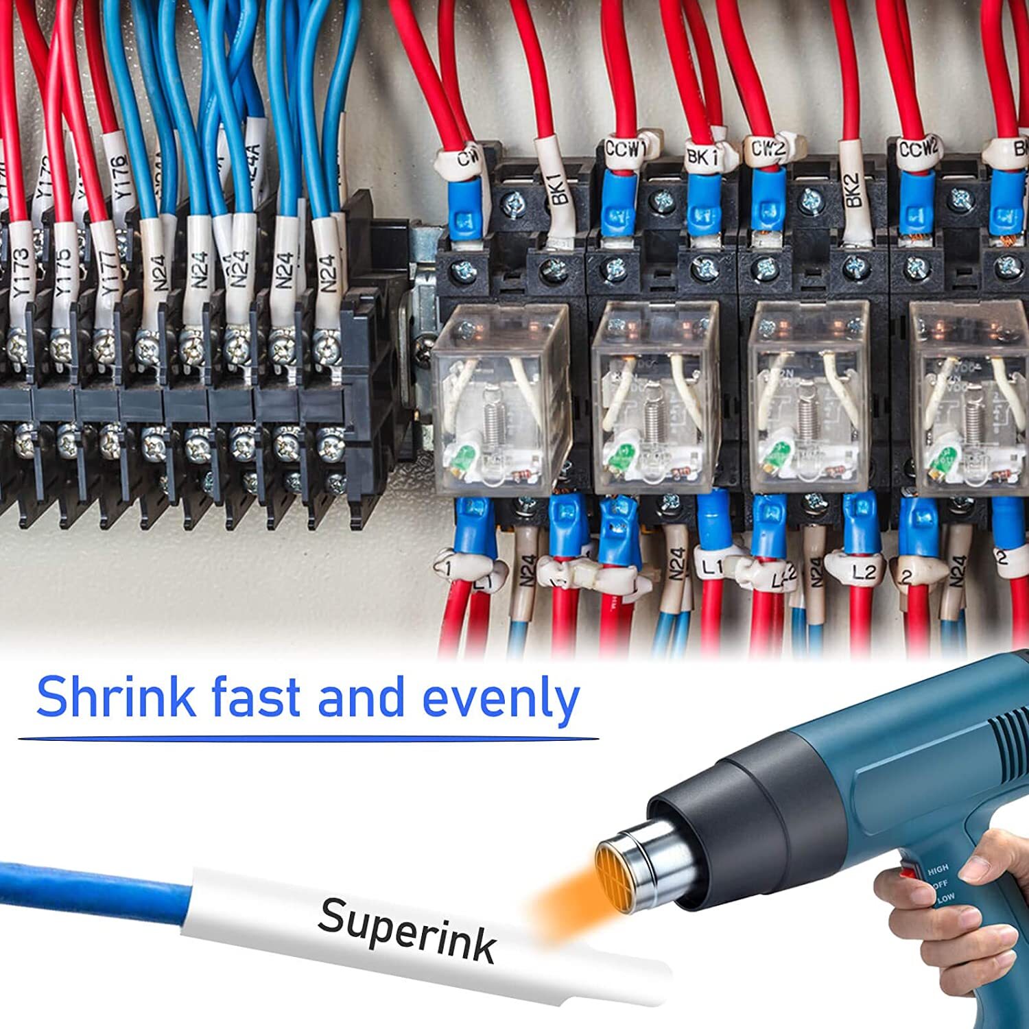 1PK For Brady BMP21 Label Cartridge M21-750-595-WT 19.1mm White Vinyl 3/4" x21'