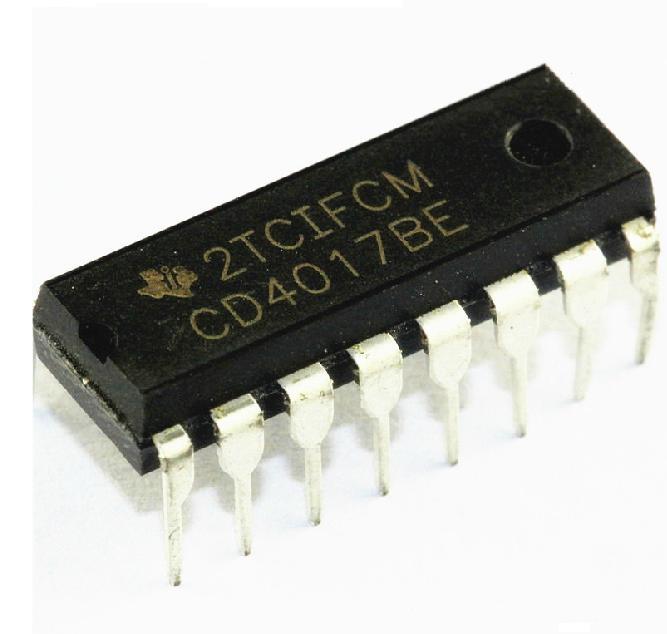20Pcs CD4017 CD4017BE 4017 DIP-16 DECADE COUNTER DIVIDER IC