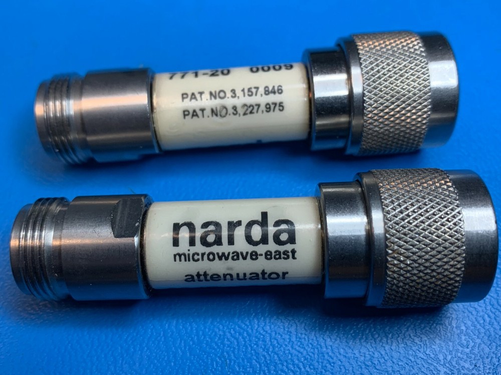 2 pcs narda attenuator 20dB DC-3GHz 771-20