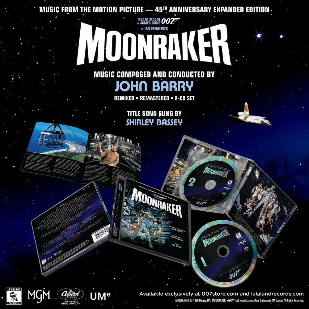 MOONRAKER SOUNDTRACK 45TH ANNIVERSARY 2 CD SET