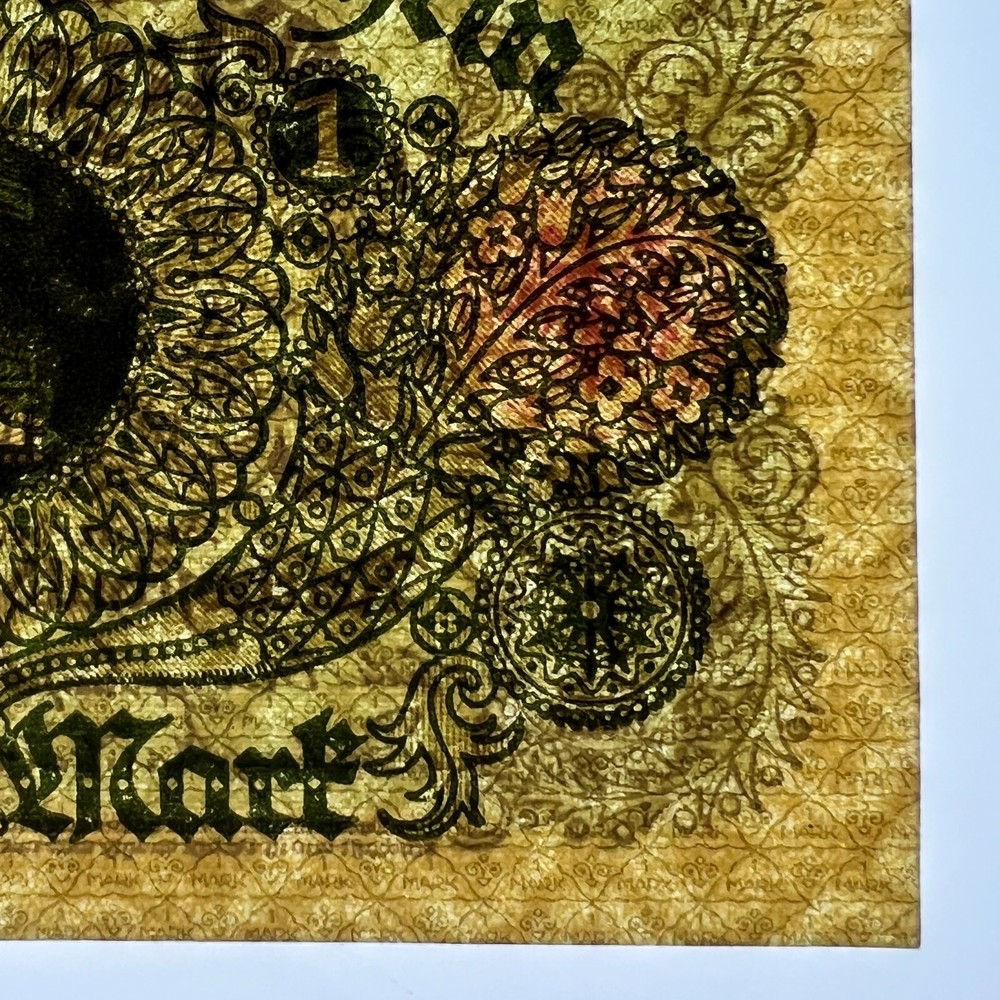 Authentic 100 Year Old **BEAUTIFUL Uncirculated** 1920 German 1 Mark, Must See!