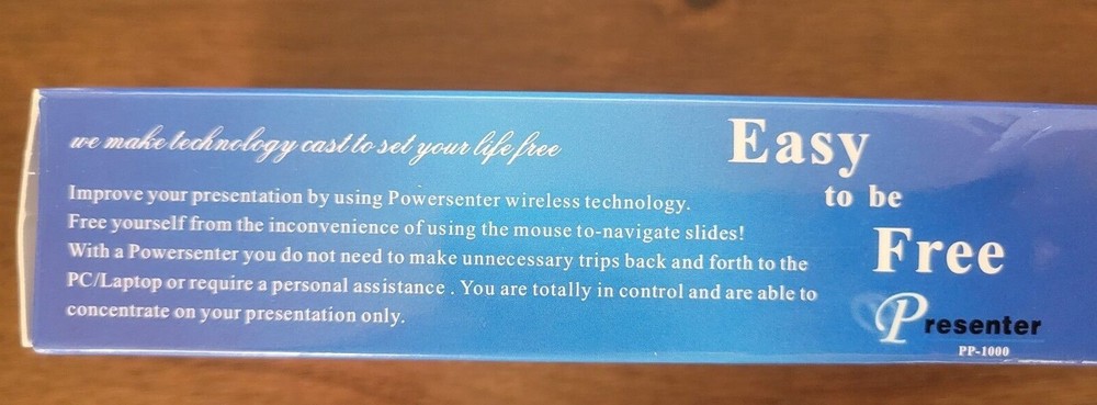 Presenter PP-1000 Black New With Case Presentation Remote