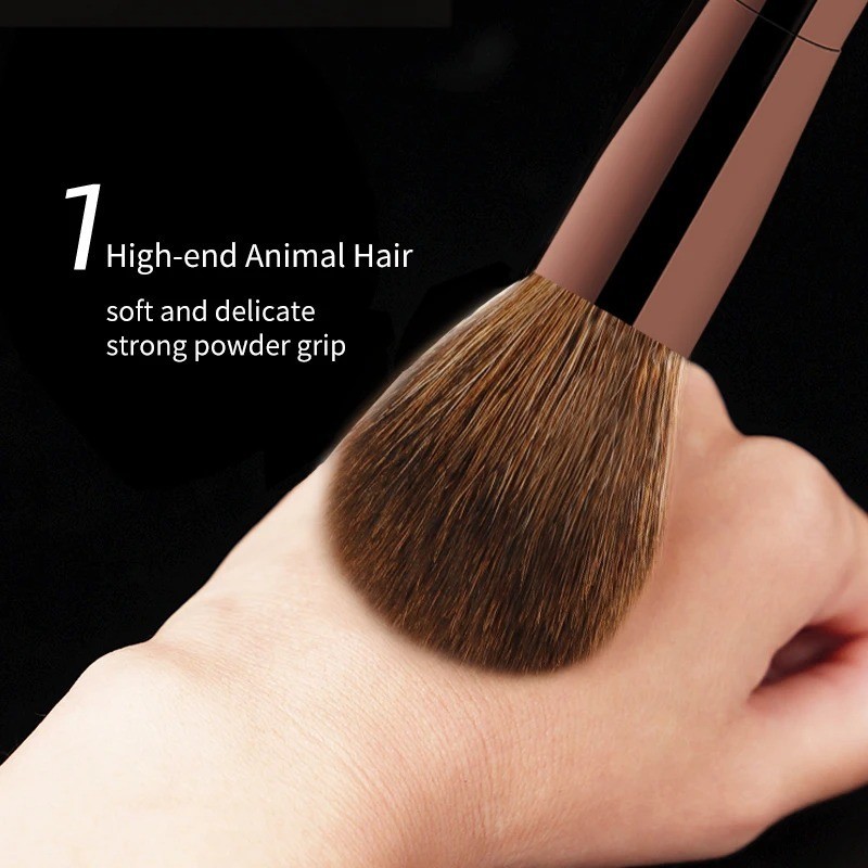7 Pcs Hourglass Makeup Brush Set Mini Portable High Quality Makeup Brush Set
