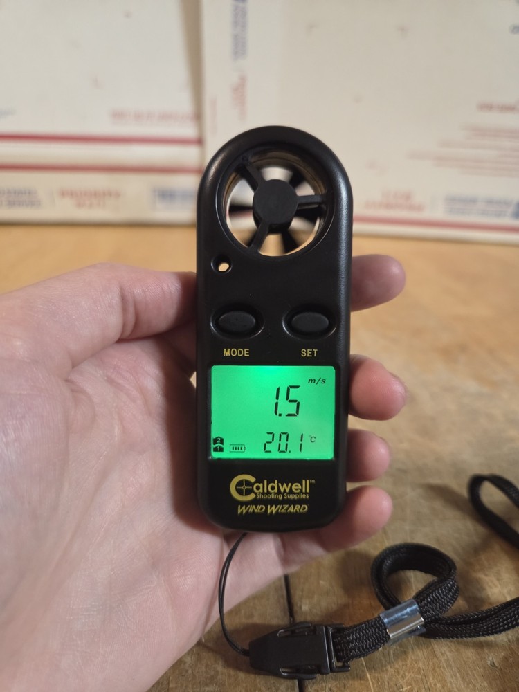 Caldwell Wind Wizard, Wind Speed, Temperature, Gauge (Tested Working)