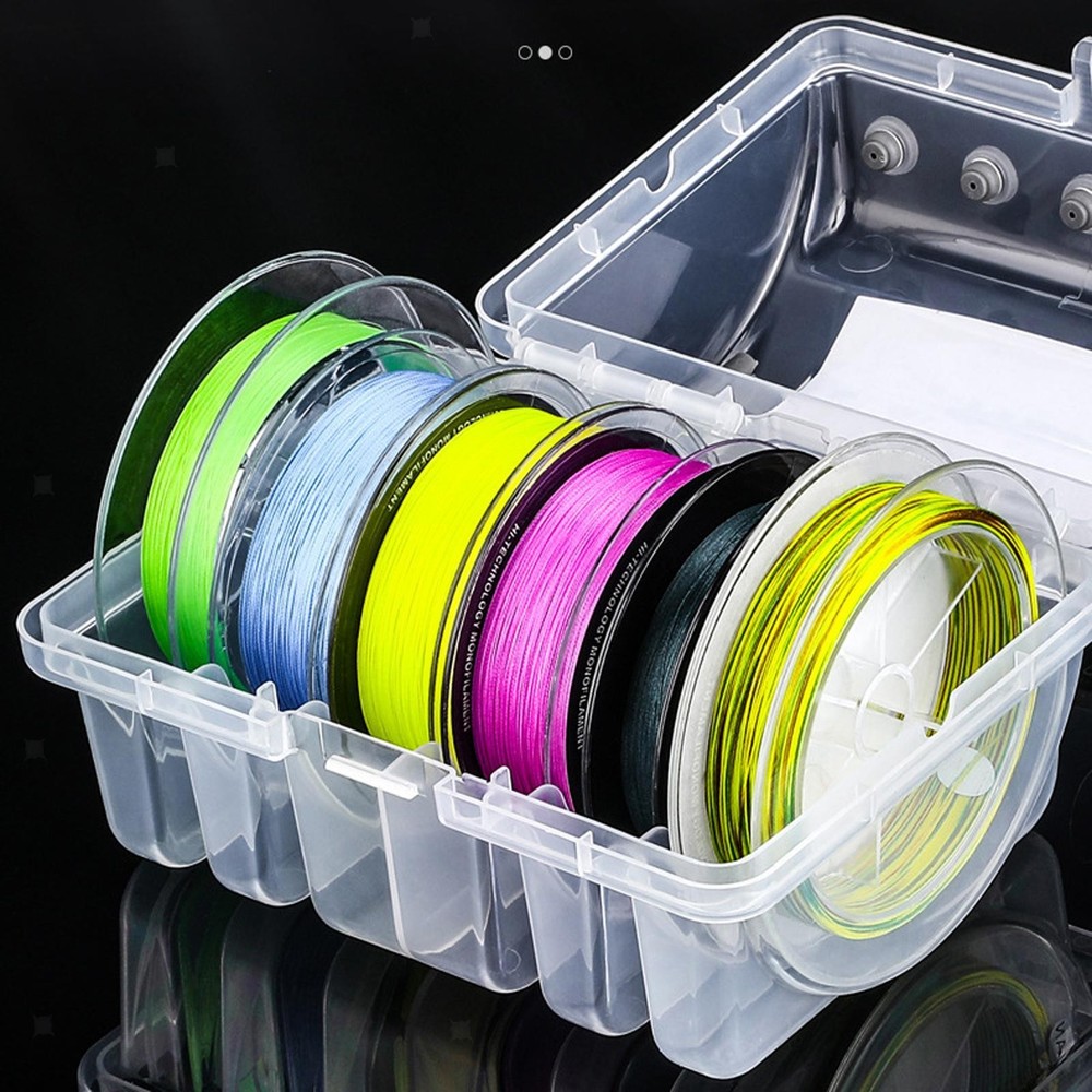 Fishing Line Organizer Line Spool Box Visibility