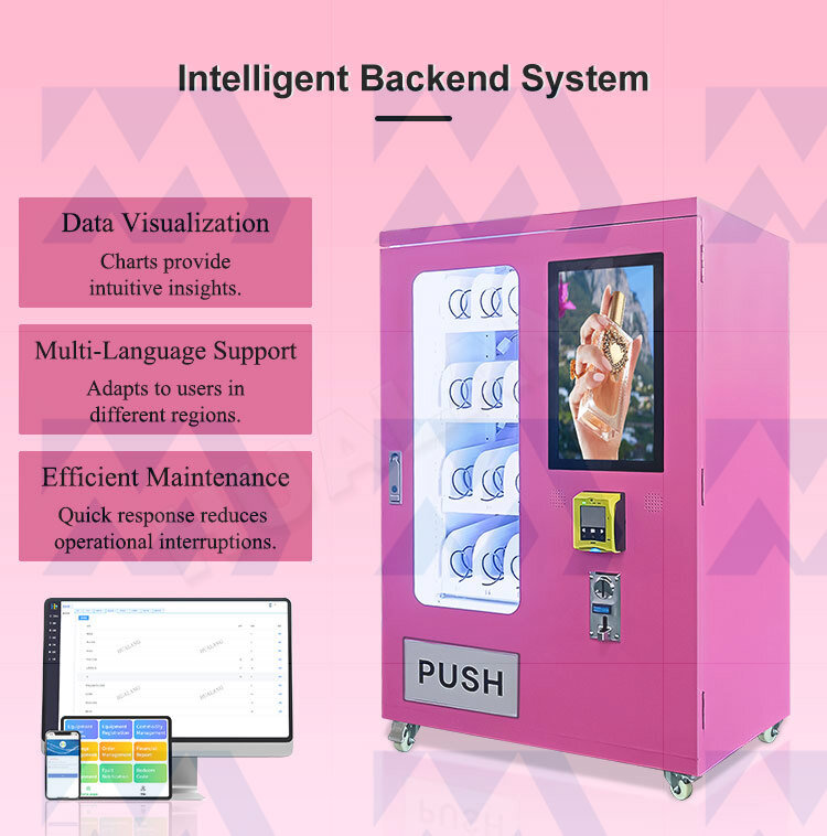 Small Vending Machine Touch Screen Vending With Card Machine Perfume Vending