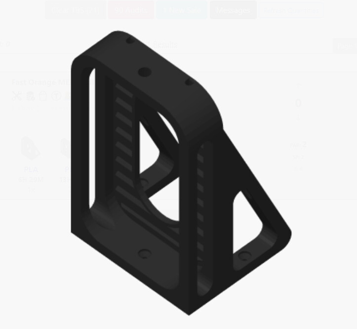 Heavy Duty Wall Mount Holder Bracket for Permatex Fast Orange 25217 64oz