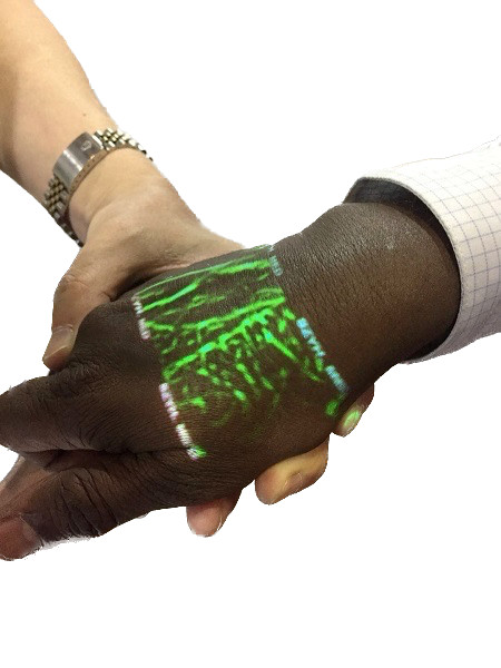 Infrared Vein Finder Vascular Color Imaging Wireless Viewer with Depth Detection