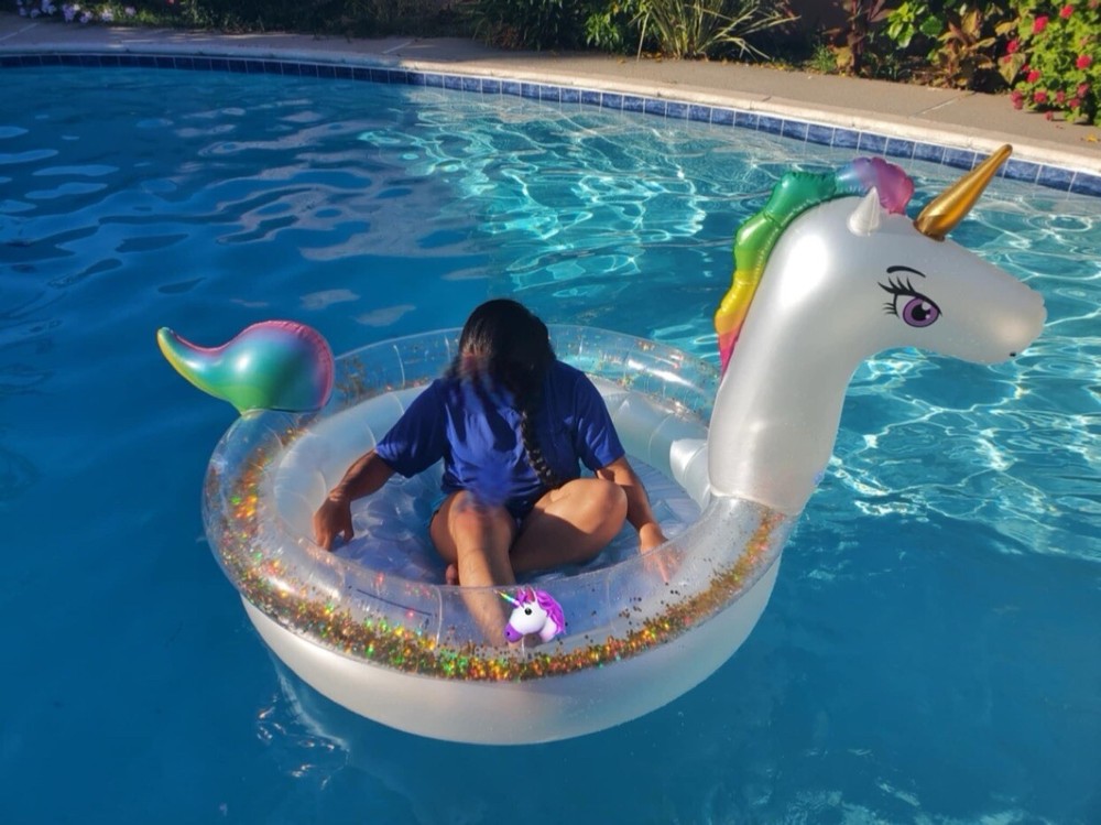 Inflatable Unicorn Swimming Pool Float