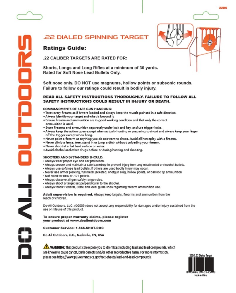 Reactive Steel Target