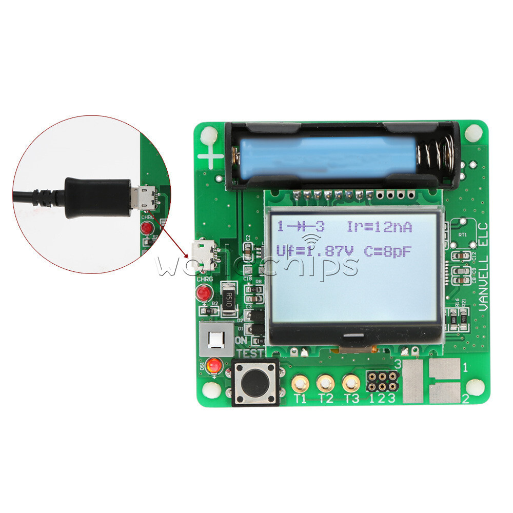 Transistor Inductor-Capacitor M328 ESR Meter Digital LCD Tester + Case