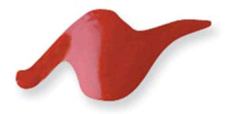 Scribbles 3D Fabric Paint 1oz Shiny - Deep Red