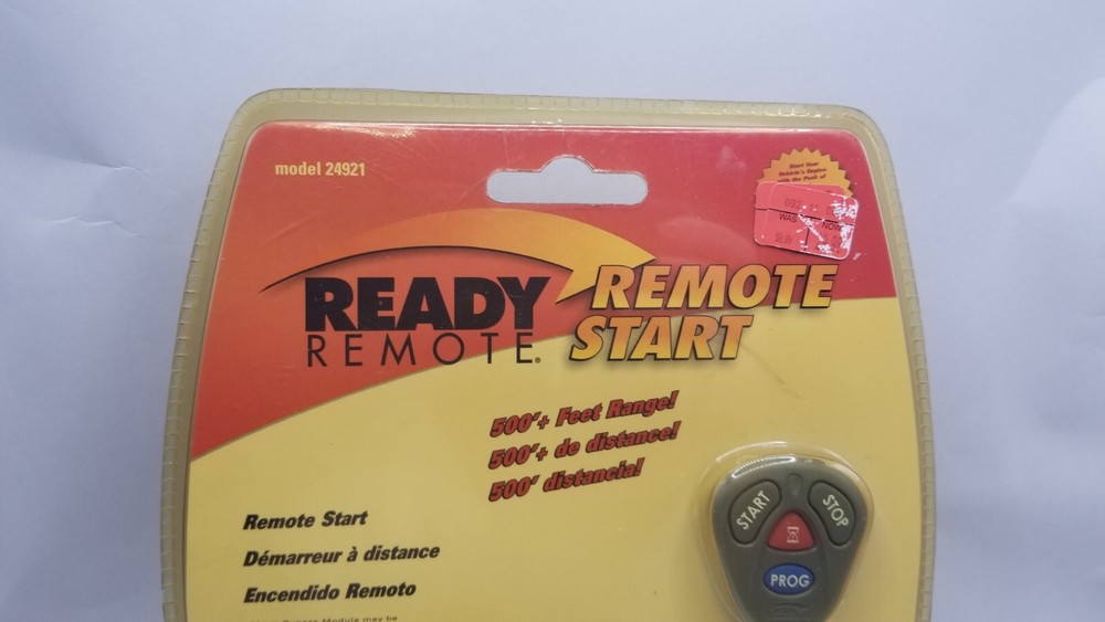 DIRECTED ELECTRONICS READY REMOTE START MODEL 24921 FACTORY SEALED NEW
