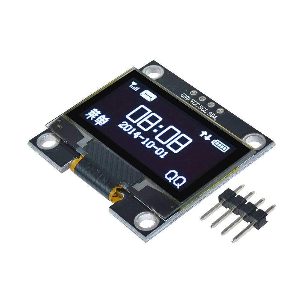 1.3" White OLED LCD 4PIN Display Module IIC I2C Interface 128x64