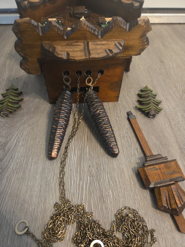 Anton Schneider Germany Cuckoo Clock Read Description