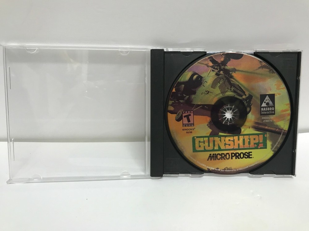 GUNSHIP ! GAME CD for PC Windows 95/98