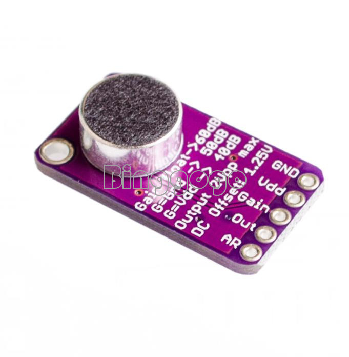 MAX9814 Electret Microphone Amplifier Module Car Gain Control for Arduino