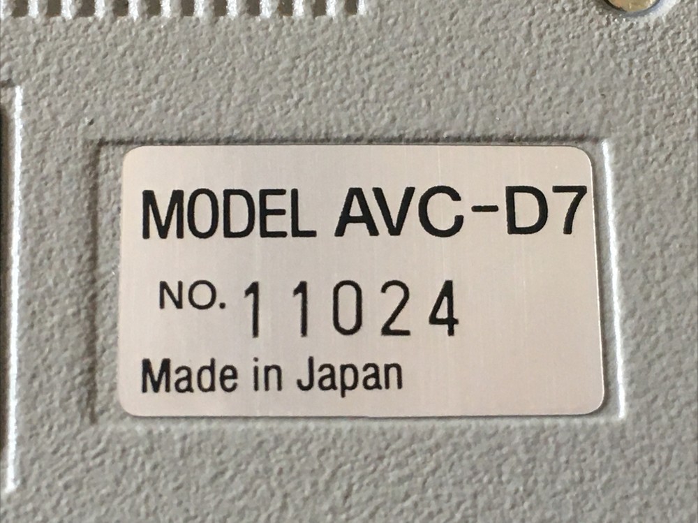 Sony AVC-D7 CCD Video Camera Microscope / Security C-Mount