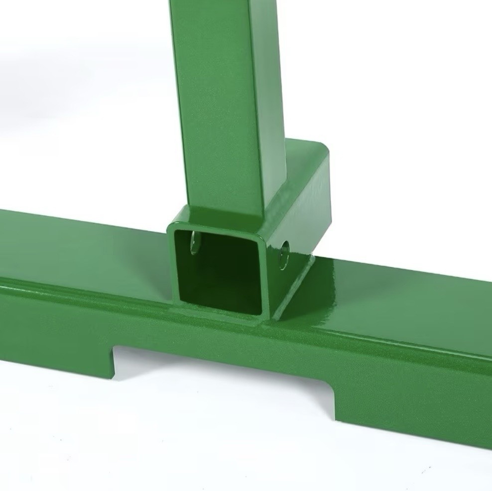 3000LB Trailer Pallet Fork Frame Attachment Skid Steer Loader Receiver Green