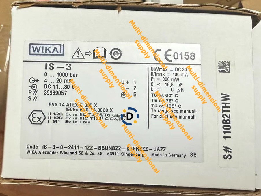 New IS-3 Pressure transmitter