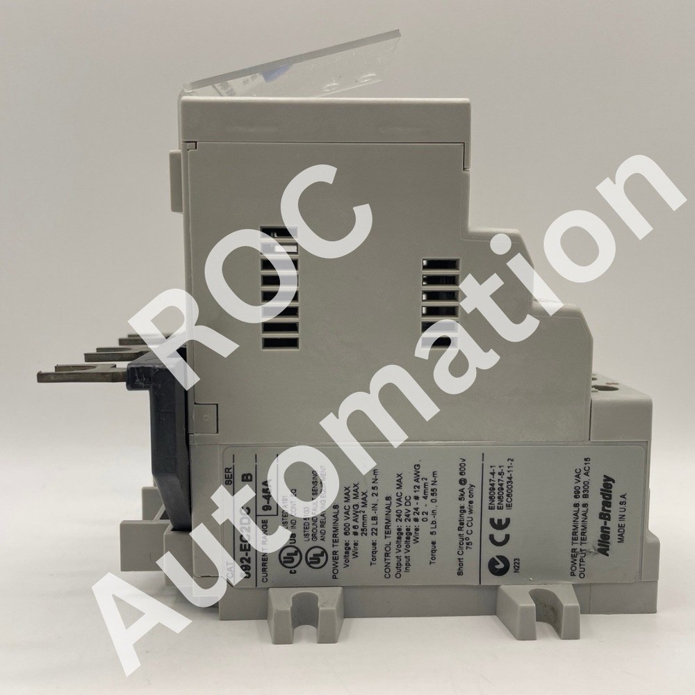 Allen Bradley 592-EC2DC Ser B Solid State Overload Relay