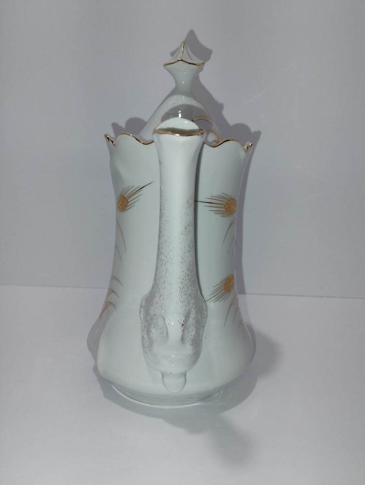 Lefton Wheat Coffee Pot With Lid