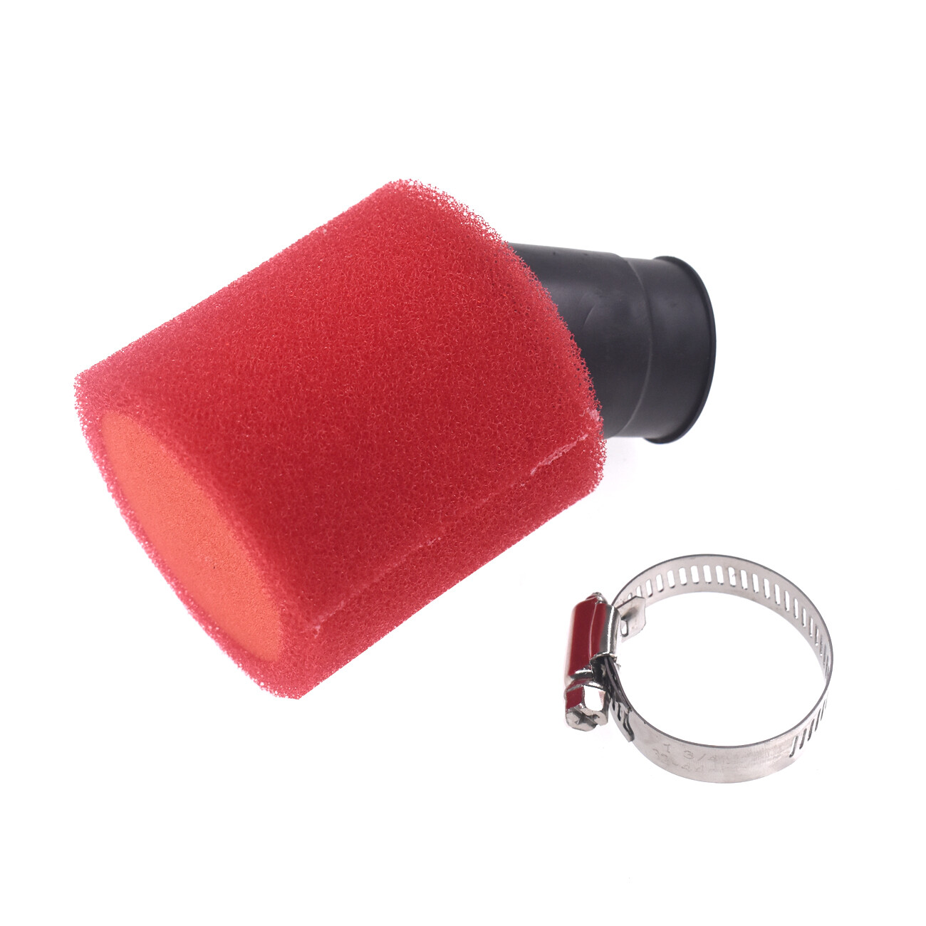 32MM Red Bent Foam Air Filter For 50cc 110cc 125cc ATV Pit Quad Dirt Bike Buggy